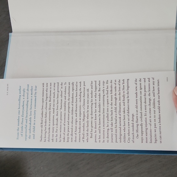 📚3/$20 Our missing hearts by Celeste Ng - Picture 4 of 4